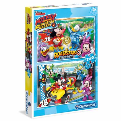 Disney Mickey und die Roadster Racers Puzzle 2x20St.