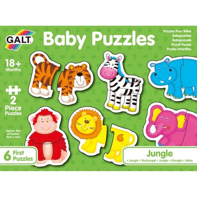 Puzzle für Kinder - Tiere im Dschungel 2.