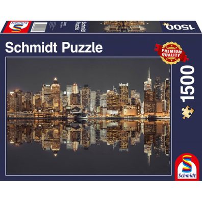 puzzle Skyline New York 60 x 85 cm grau 1500 Teile
