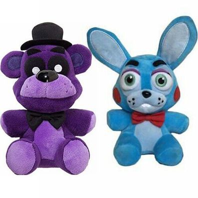 2 * FNAF Plüschtiere Five Nights at Freddy´s Sanshee Red Foxy Bonnie Toy 7" Spielzeug