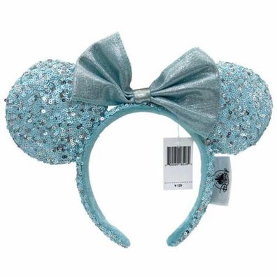 Blaues süßes seltenes Disney Parks Frozen Arendelle Aqua Stirnband mit Minnie