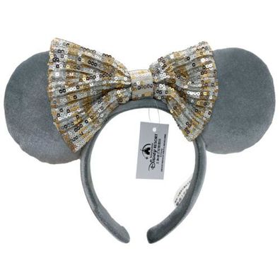 Disney Parks World Loungefly 50th Anniversary Minnie Stirnband mit Ohren goldene