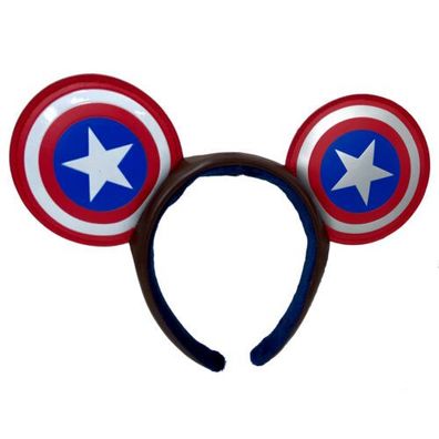 Disney Parks Ohren Seltene Minnie Mouse Stirnband Super Soldat Captain