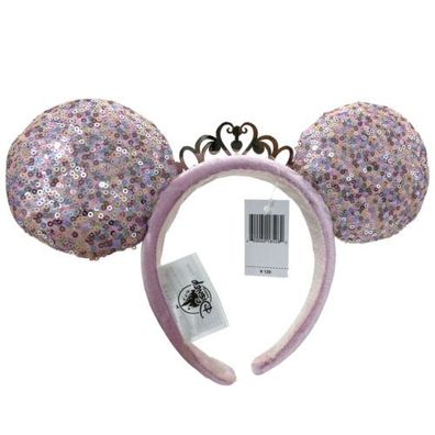 Minnie Mouse Pride Love Headband Rainbow Sequin SHDR Disney- Parks Ears DE