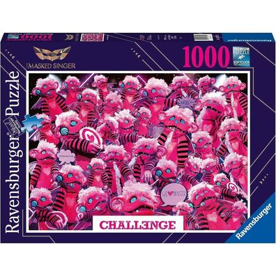 Ravensburger Puzzle Challenge: Maskierte Sängerin Monster 1000 Stück