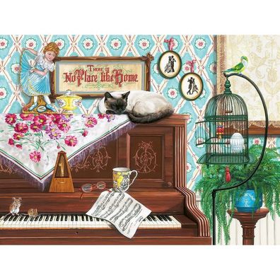 Ravensburger Puzzle Katze auf dem Klavier XL 750 Teile