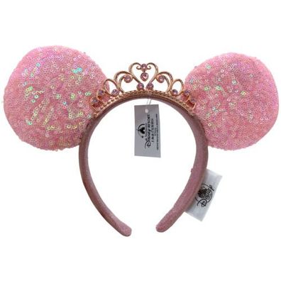 Disney-Parks Celebration Blue Sparkle Bow Minnie Ears Cute Mickey Headband NEW