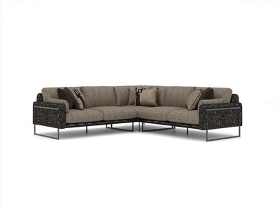 Luxus Design Ecksofa L-Form Couch Wohnzimmer Eck Garnitur Einrichtung