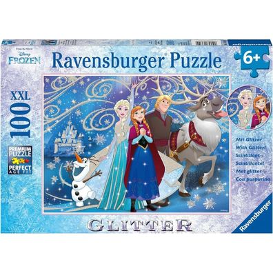 Kinderpuzzle Disney Frozen - Glitzernder Schnee (100 Teile)