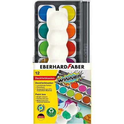 Eberhard FABER Winner Wasserfarbkasten 12 Farben