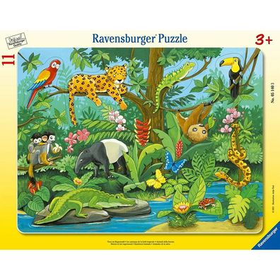 Ravensburger Regenwald Tiere Puzzle 11 Teile