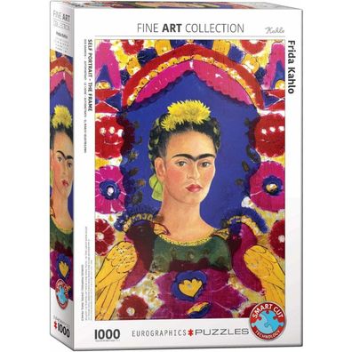 Eurographics Puzzle Portrait von Frida Kahlo in einem Rahmen 1000 Teile