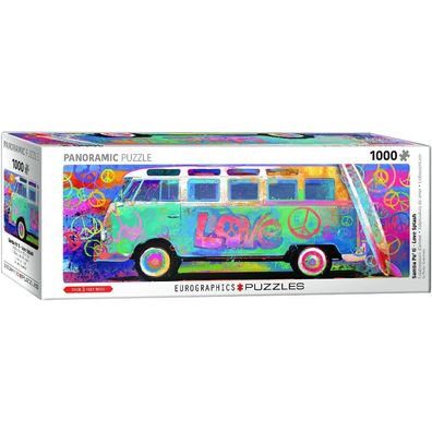 Eurographics Panoramapuzzle Color Volkswagen 1000 Teile
