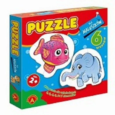 Alexander Baby-Puzzle Tiere im Zoo 6v1 (2-7 Teile)