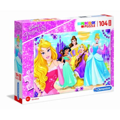 Clementoni Puzzle Disney Prinzessinnen MAXI 104 Teile