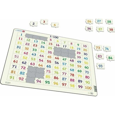 LARSEN Puzzle Zählen bis 100 - 100 Teile