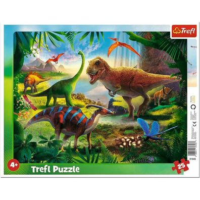 TREFL Puzzle Dinosaurier 25 Teile
