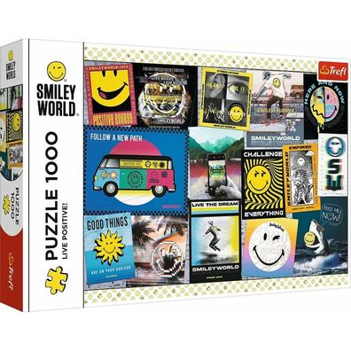 TREFL Puzzle Smiley: Ein besserer Tag mit Smiley 1000 Teile