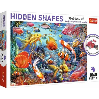 TREFL Puzzle Hidden Shapes: Unterwasserleben 1060 Teile