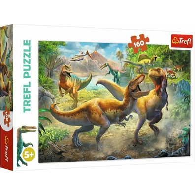 TREFL Puzzle Dinosaurierduell 160 Teile