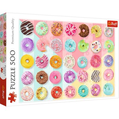 TREFL Puzzle American Donuts 500 Teile