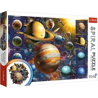 TREFL Spiralpuzzle Sonnensystem 1040 Teile