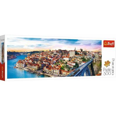TREFL Panoramapuzzle Porto, Portugal 500 Teile
