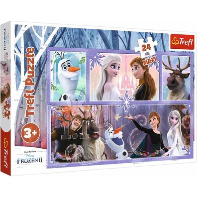Frozen Welt der Magie - Maxi Puzzle 24 Teile
