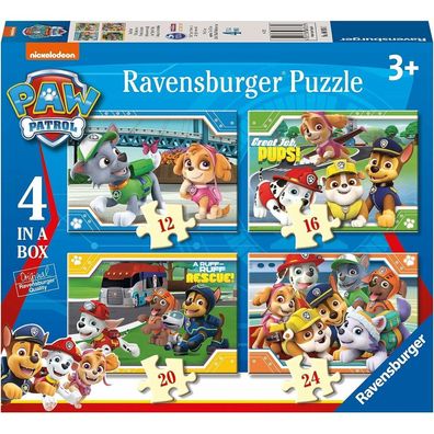 PAW Patrol Puzzle, 4in1