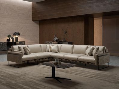 Ecksofa L-Form Couch Wohnzimmer Luxus Polster Sitz Garnitur Couchtisch Neu