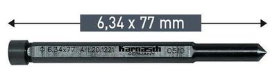 Auswerferstift für Kernbohrer 6,34 x 77 mm