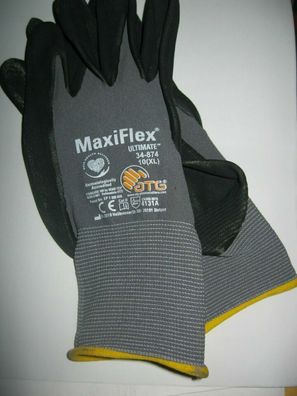 Maxiflex Montagehandschuhe 6 Paar in Größe 8