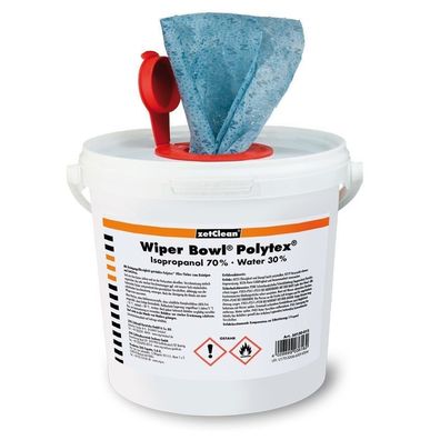 zetClean® - Wiper Bowl® Polytex® feuchte Reinigungstücher
