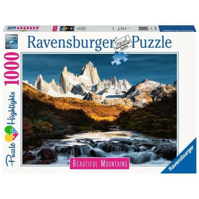 Ravensburger Atemberaubende Berge Puzzle: Mount Fitz Roy, Patagonien 1000 Teile