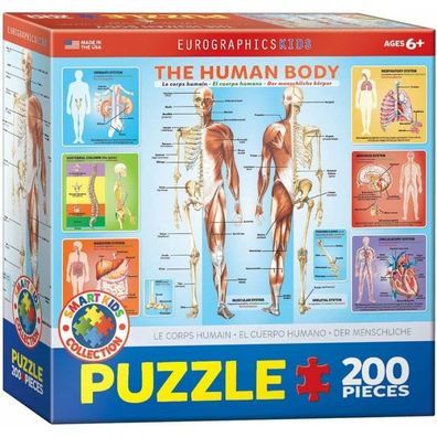 Eurographics Menschlicher Körper Puzzle 200 Teile
