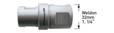 Adapter Weldon 32 mm (1.1/4"] für Hartmetall-Lochsägen