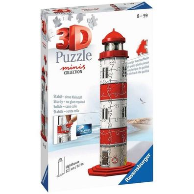 3D Puzzle Mini Leuchtturm (54 Teile) - Ravensburger 11273 - (Spielwaren / Puzzle)