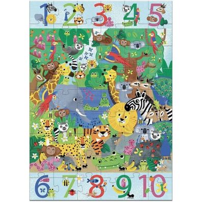 DJECO Dschungel Puzzle 54 Teile