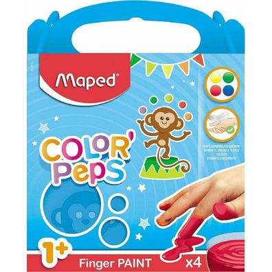 MAPED First Fingermalfarben Color'Peps in Bechern 4 x 80g