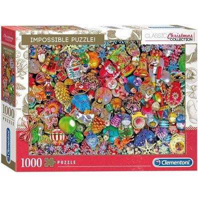 Clementoni Puzzle Impossible: Glitzernde Weihnachten 1000 Stück