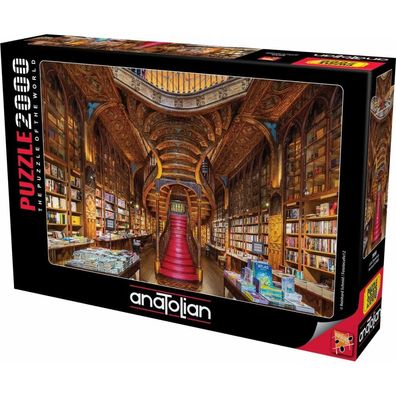 Anatolisches Puzzle Buchhandlung Lello, Porto 2000 Stück