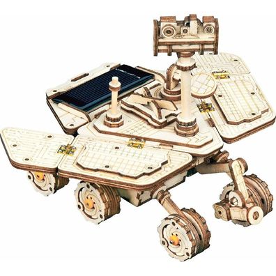 Robotime Rokr 3D Holzpuzzle Planetary Rover Vagabond Rover solarbetrieben 153 Teile