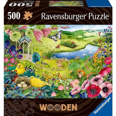 Wooden Puzzle Wilder Garten (505 Teile)
