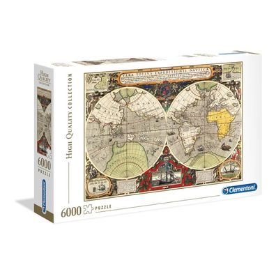 Clementoni 36526 - Antike See-Karte - 6000 Teile Puzzle - High Quality Collection