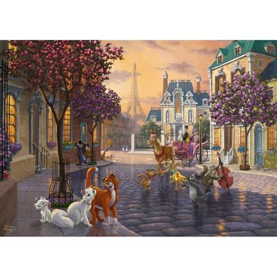 Disney, The Aristocats - 1000 Teile Puzzle (Thomas Kinkade)