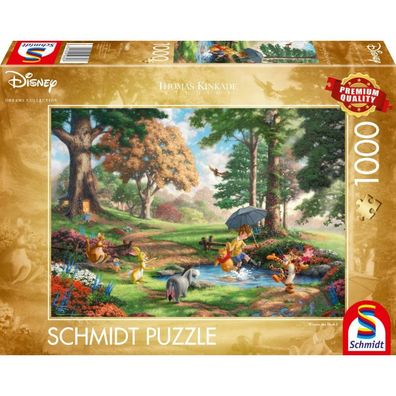 Disney, Winnie The Pooh - 1000 Teile Puzzle (Thomas Kinkade)