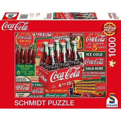 Coca Cola - Klassiker - 1000 Teile Puzzle