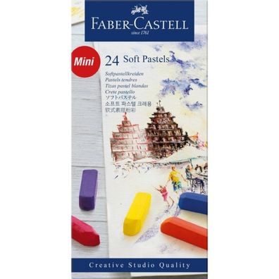 Pastel Chalk Faber Castell Half-length Pouch ? 24 Pieces