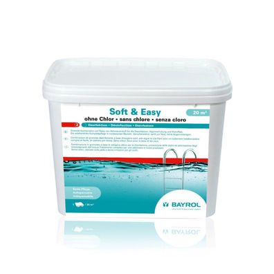 Bayrol Soft & Easy 20m³ 16 Beutel 4,48kg Aktivsauerstoff Desinfektion ohne Chlor