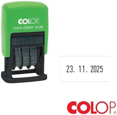 COLOP Datumstempel Printer S 120 Green Line / Datumhöhe 4 mm